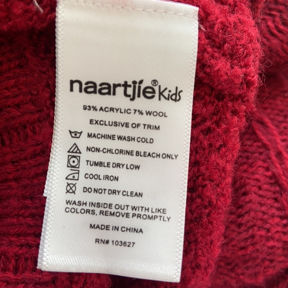 Red Wool Cardigan - Picture 4 of 4